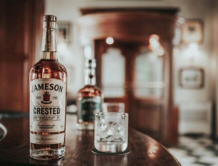 Jameson orange old fashioned cocktail